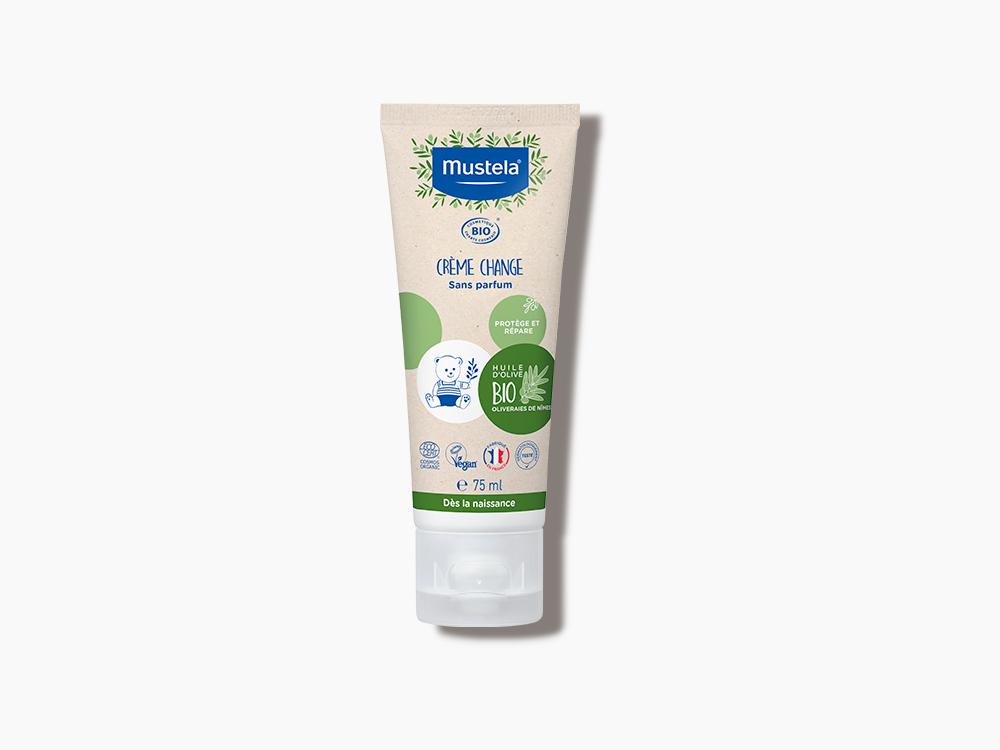 Mustela Bio Hydrating Cream - Crema corporal vegana hidratante para bebés,  sin perfumes